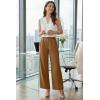 image:imageEVALESS Womens Dress Pants High Waisted Business Casual Work Office TrousersDesert Palm