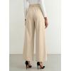 image:imageEVALESS Womens Dress Pants High Waisted Business Casual Work Office TrousersParchment