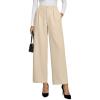 image:imageEVALESS Womens Dress Pants High Waisted Business Casual Work Office TrousersParchment