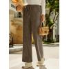 image:imageEVALESS Women Corduroy Pants Wide Leg Casual High Waisted Straight Leg Baggy TrousersDesert Palm