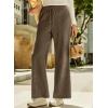 image:imageEVALESS Women Corduroy Pants Wide Leg Casual High Waisted Straight Leg Baggy TrousersDesert Palm