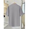 image:imageEVALESS Blouses for Women Dressy Casual Summer Short Sleeve Button Down Shirts Business Work TopsGray