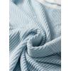image:imageEVALESS Womens Short Sleeve T Shirts Crewneck Color Block Ribbed Knit Tee Blouses 2026 Trendy Summer TopsBeau Blue