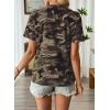 image:imageEVALESS Womens Summer Tops Casual Graphic Tees Crewneck Short Sleeve Shirts Spring 2026 Fashion T Shirts2a Brown Camo