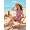 image:imageEVALESS Dresses for Women 2026 Spring Summer Casual Beach Dresses Sleeveless CutOut Mini Dress Crewneck Vacation OutfitsNew Rose