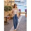 image:imageEVALESS Wool Blend Cardigan Sweaters for Women Lightweight Short Sleeve Cardigans Summer Outfits Trendy Button Down SweaterBeige