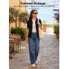 image:imageEVALESS Wool Blend Cardigan Sweaters for Women Lightweight Short Sleeve Cardigans Summer Outfits Trendy Button Down SweaterBlack