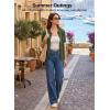 image:imageEVALESS Wool Blend Cardigan Sweaters for Women Lightweight Short Sleeve Cardigans Summer Outfits Trendy Button Down SweaterGreen