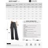 image:imageEVAELSS Wide Leg Pants Women Straight Elastic High Waisted Work Slacks Business Casual Pleated Dress Pants TrousersKhaki