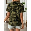 image:imageEVALESS Womens Summer Tops Casual Graphic Tees Crewneck Short Sleeve Shirts Spring 2026 Fashion T Shirts4a Army Green Camo