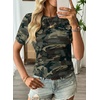image:imageEVALESS Womens Summer Tops Casual Graphic Tees Crewneck Short Sleeve Shirts Spring 2026 Fashion T Shirts5a Green Camo