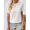 image:imageEVALESS Womens Summer Tops Casual Graphic Tees Crewneck Short Sleeve Shirts Spring 2026 Fashion T ShirtsY Jet Stream