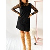 image:imageEVALESS Fall Dresses for Women 2026 Casual Corduroy Overall Dress Sleeveless Pinafore Mini Dress Jumper Dresses with PocketsBlack