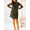 image:imageEVALESS Fall Dresses for Women 2026 Casual Corduroy Overall Dress Sleeveless Pinafore Mini Dress Jumper Dresses with PocketsGreen