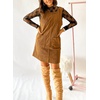 image:imageEVALESS Fall Dresses for Women 2026 Casual Corduroy Overall Dress Sleeveless Pinafore Mini Dress Jumper Dresses with PocketsYellow
