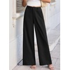 image:imageEVALESS Womens Pants Summer High Waist Wide Leg Palazzo Pants Casual Trousers Beach Travel Vacation Outfits2a Black