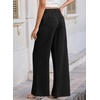 image:imageEVALESS Womens Pants Summer High Waist Wide Leg Palazzo Pants Casual Trousers Beach Travel Vacation Outfits2a Black