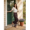 image:imageEVALESS Womens Pants Summer High Waist Wide Leg Palazzo Pants Casual Trousers Beach Travel Vacation OutfitsCoffee