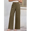 image:imageEVALESS Womens Pants Summer High Waist Wide Leg Palazzo Pants Casual Trousers Beach Travel Vacation OutfitsY Four Leaf Clover