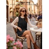 image:imageEVALESS Womens Corduroy Overall Dress Sleeveless Pinafore Pockets  Soft Wale Texture a Line Layering Fit Teacher Office 2026 Fall OutfitsBlack