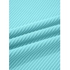 image:imageEVALESS 2 Piece Sets Women Summer Workout Outfits  Ribbed Knit Tank Top and Lined Split Skirt Womens Two Pieces Lounge Matching Set Travel Vacation Athletic Casual WearAruba Blue