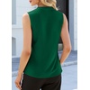 image:imageEVALESS Tank Tops for Women Lace Trim Sleeveless Blouses  Summer Business Casual TopWork Office Interview Professional OutfitsFall Layed Clothes under Blazers and Suit JacketsDark Green