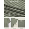 image:imageEVALESS Womens Tops Teacher Outfits Short Sleeve Cute Ribbed Stripes Tshirt  Teacher Outfits for WomenCasual Womens TopsDressy Casual Ribbed Stripes TshirtRound Neck Summer Fashion Outfits 2026Vineyard Green
