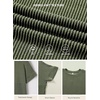 image:imageEVALESS Womens Tops Teacher Outfits Short Sleeve Cute Ribbed Stripes Tshirt  Teacher Outfits for WomenCasual Womens TopsDressy Casual Ribbed Stripes TshirtRound Neck Summer Fashion Outfits 202601 Blackish Green