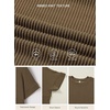 image:imageEVALESS Womens Tops Teacher Outfits Short Sleeve Cute Ribbed Stripes Tshirt  Teacher Outfits for WomenCasual Womens TopsDressy Casual Ribbed Stripes TshirtRound Neck Summer Fashion Outfits 2026Chestnut
