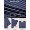 image:imageEVALESS Womens Tops Teacher Outfits Short Sleeve Cute Ribbed Stripes Tshirt  Teacher Outfits for WomenCasual Womens TopsDressy Casual Ribbed Stripes TshirtRound Neck Summer Fashion Outfits 202603 Dark Blue