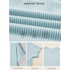 image:imageEVALESS Womens Tops Teacher Outfits Short Sleeve Cute Ribbed Stripes Tshirt  Teacher Outfits for WomenCasual Womens TopsDressy Casual Ribbed Stripes TshirtRound Neck Summer Fashion Outfits 202601 Beau Blue