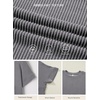 image:imageEVALESS Womens Tops Teacher Outfits Short Sleeve Cute Ribbed Stripes Tshirt  Teacher Outfits for WomenCasual Womens TopsDressy Casual Ribbed Stripes TshirtRound Neck Summer Fashion Outfits 2026Dark Grey