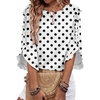 White & Black Polka Dots