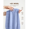 image:imageEVALESS Womens Sweaters Wool Blend Crew Neck Long Sleeve Knit Tops  Fall SweatersLightweight Soft Cozy PulloverHollow Out Ruffle CuffsBusiness Casual Work Office Travel Teacher OutfitsLight Blue